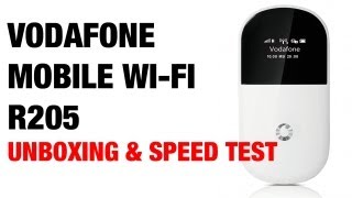 Vodafone Mobile WiFi R205 Unboxing amp Speed Test [upl. by Emelyne]