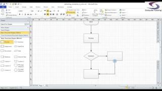 How to use connectors in Visio [upl. by Lairea104]