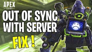 Apex Legends  How To Fix quotOut Of Sync With Serverquot Error [upl. by Notneuq675]