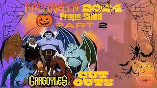 Halloween 2024 Props build part 2  Castle Facade [upl. by Atolrac]