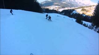 SkiWelt Wilder Kaiser Söll Sturz Anfänger Ski Unfall [upl. by Cottle]