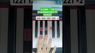 Closer  The Chainsmokers ft Halsey Piano Tutorial [upl. by Elleunamme880]