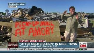 CNN Tornadodamaged areas face new threat [upl. by Erdnassak772]