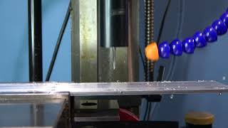 Sieg X2 CNC tapping at 600 RPM using Mach3 [upl. by Dabbs]