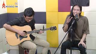 Raefonix  ဖုန်ထူထူလက်ဖက်ရည်ဆိုင်  Live Performance in Mandalay FM [upl. by Ardin]