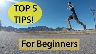 TOP 5 RUNNING TIPS FOR BEGINNERS  Sage Running Training Plans amp Coaching [upl. by Hareehat]