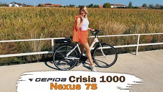 eBike 🚲 bemutató Gepida Crisia 1000 Nexus 7 eBike Bafang középmotor [upl. by Nnyllatsyrc]