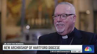 Archbishop Christopher Coyne assumes role of archbishop of Hartford [upl. by Annerb]