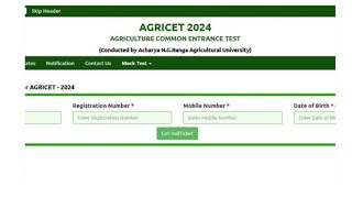 AGRICET 2024 results at angrauacin heres direct link to check [upl. by Dirtsa631]