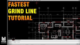 How To DRAW GRID LING Drawing In Architecture  Architectural Tutorial [upl. by Aicyle390]