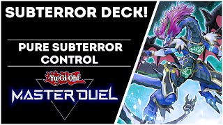 Subterror Deck Pure Subterror Control YuGiOh Master Duel [upl. by Jorgensen]