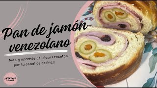 COMO preparar PAN DE JAMON VENEZOLANO  RECETA FACIL Y RAPIDA [upl. by Styles]