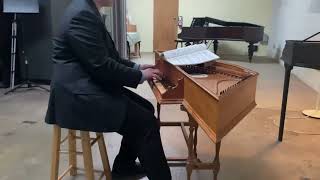 Amarilli di Julio Romano By Peter Philips Played on a Polygonal Italian Virginal Harpsichord [upl. by Nij]