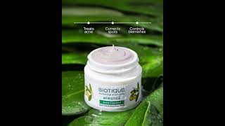 Biotique  Acne Control Myristica Face Pack [upl. by Ahsilahk]