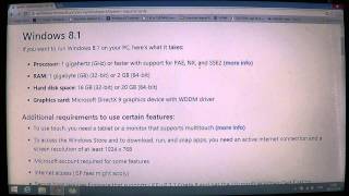 Windows 81 minimum requirements [upl. by Eniamrahs]