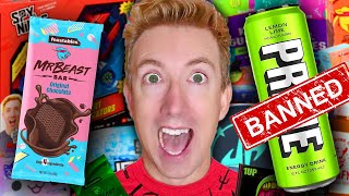 I Tested BANNED YouTuber Products FaZe Rug Preston Unspeakable Aphmau Dude Perfect amp MORE [upl. by Marola993]