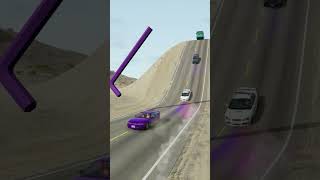 Cars vs L Key Crashes beamngdrive [upl. by Atinnor]