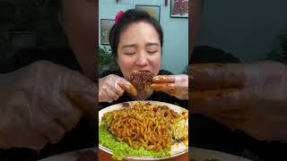 Braised Beef Noodles  ASMR quotbig bitequot MUKBANG [upl. by Shiri180]