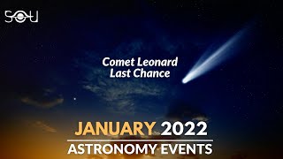 Top Astronomy Events In January 2022  Comet Leonard  Wolf Moon  Space [upl. by Eliak767]