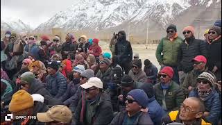 PEOPLE OF ZANGSKAR WELCOMED MP JAMYANG TSERING NAMGYAL [upl. by Anitsihc]