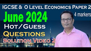 IGSCE and Olevel economics Solutions of 4 markers 2281 0455 [upl. by Anyer714]