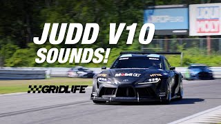 Formula Supra JUDD V10 SOUNDS at Gridlife Lime Rock [upl. by Sandler855]