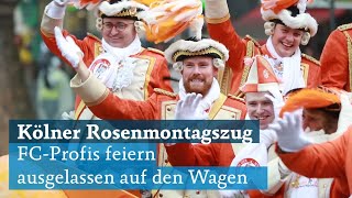 Der 1 FC Köln im Rosenmontagszug 2019 [upl. by Cila]