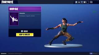 Fortnite Nowa emotka quotHopakquot Squat kick [upl. by Otanod575]