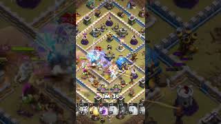 Zap Golem Witch Clash Of Clans TH12 attack [upl. by Dugald]