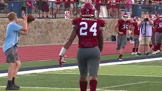 Alabama high school football highlights Oneontas Fluff Bothwell muscles his way into the endzone [upl. by Anala]