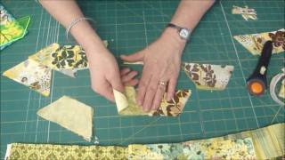 Make a Hexagon Quilt Using the 5quot HalfHex Ruler [upl. by Idram]