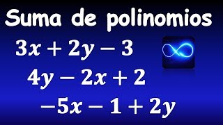 75 Suma de polinomios MUY FÃCIL 2 MÃ‰TODOS [upl. by Aliac682]