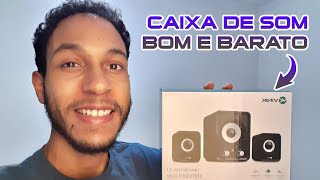 MELHOR CAIXA DE SOM PARA PC CUSTO BENEFÃCIO 2021 COM SUBWOOFER DA VINIK  UNBOXING e TESTE [upl. by Biondo]