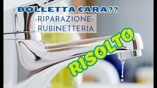 Come sostituire una cartuccia RUBINETTO riparare una perdita acqua [upl. by Nanyk]