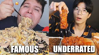 FAMOUS VS UNDERRATED MUKBANGERS compilation [upl. by Toombs29]