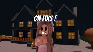 Je vais dans une MAISON HANTÉE sur ROBLOX  On fuit [upl. by Tenneb]