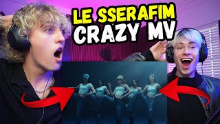 LE SSERAFIM 르세라핌 CRAZY OFFICIAL MV  REACTION [upl. by Uzzi]