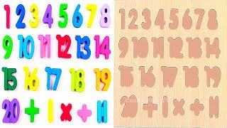 Learn 1 To 20 Numbers  Numbers Counting to 20  Learn 123 numbers for Baby Toddlers [upl. by Nikolos]