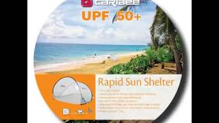 Official Caribee Rapid Sun Shelter  Folding Instructions [upl. by Anirbys]