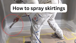 How to spray skirtingstrim [upl. by Betty]