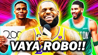 ROBO ENORME DE LAKERS CELTICS ACABA CON CAVALIERS Y PELIGRO EN SIXERS [upl. by Anahs]