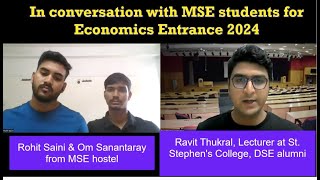 MSE 2024 Entrance Placements and Internships  Madras School of Economics mse2024 [upl. by Linehan]