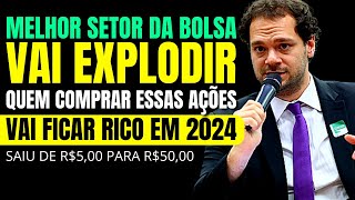 VÃO EXPLODIR Essas são as MELHORES AÇÕES para INVESTIR em 2024  TIAGO REIS MELHORES AÇÕES [upl. by Hasan123]