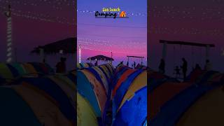 Nagaon sea beach camping …Alibag alibag nagaon mumbaibeach camping sea star camping ⛺️ [upl. by Oirobil869]