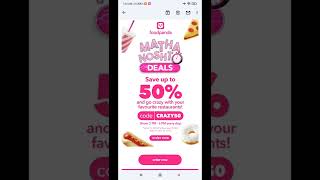 FoodPanda 50 Off  Foodpanda Offer  foodpanda new voucher Foodpanda Bkash CashBack [upl. by Seraphina]