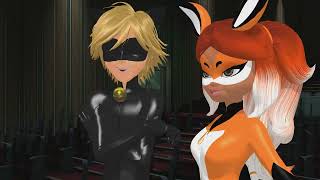 mmd x miraculous ladybug anything you can do I can do better Chat Noir and Rena Rouge [upl. by Keen614]