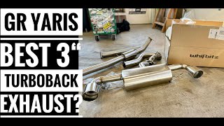 Toyota GR Yaris  Is this the best 3quot Turboback Exhaust Garage Whifbitz [upl. by Kcirdaed]