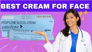 Emolene face cream review in hindi  best cream for face [upl. by Kcirderfla]