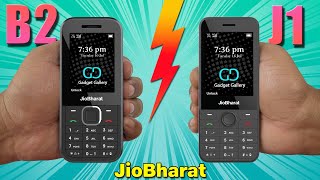 Jio Bharat B2 vs Jio Bharat J1 4G Keypad Phone 2024 Comparison under ₹1799 [upl. by Kacey]