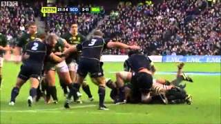 Springboks v Scotland 2012 Highlights [upl. by Orvan]